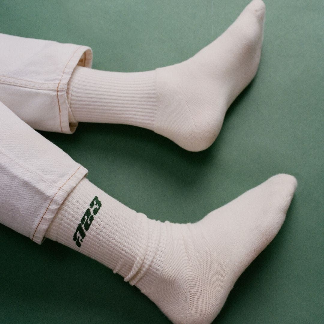 AA23 Crew Socks Cream