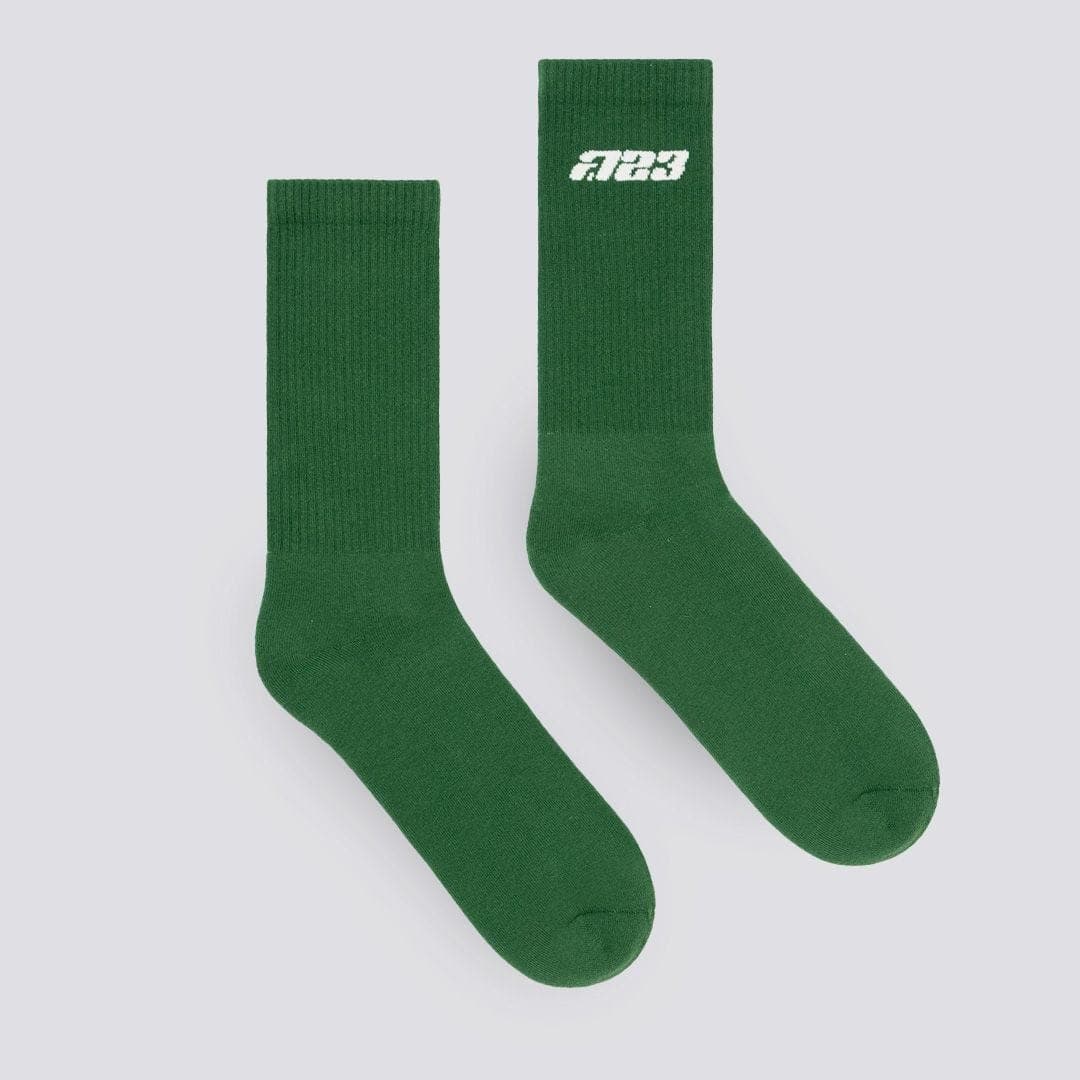 AA23 Crew Socks Green