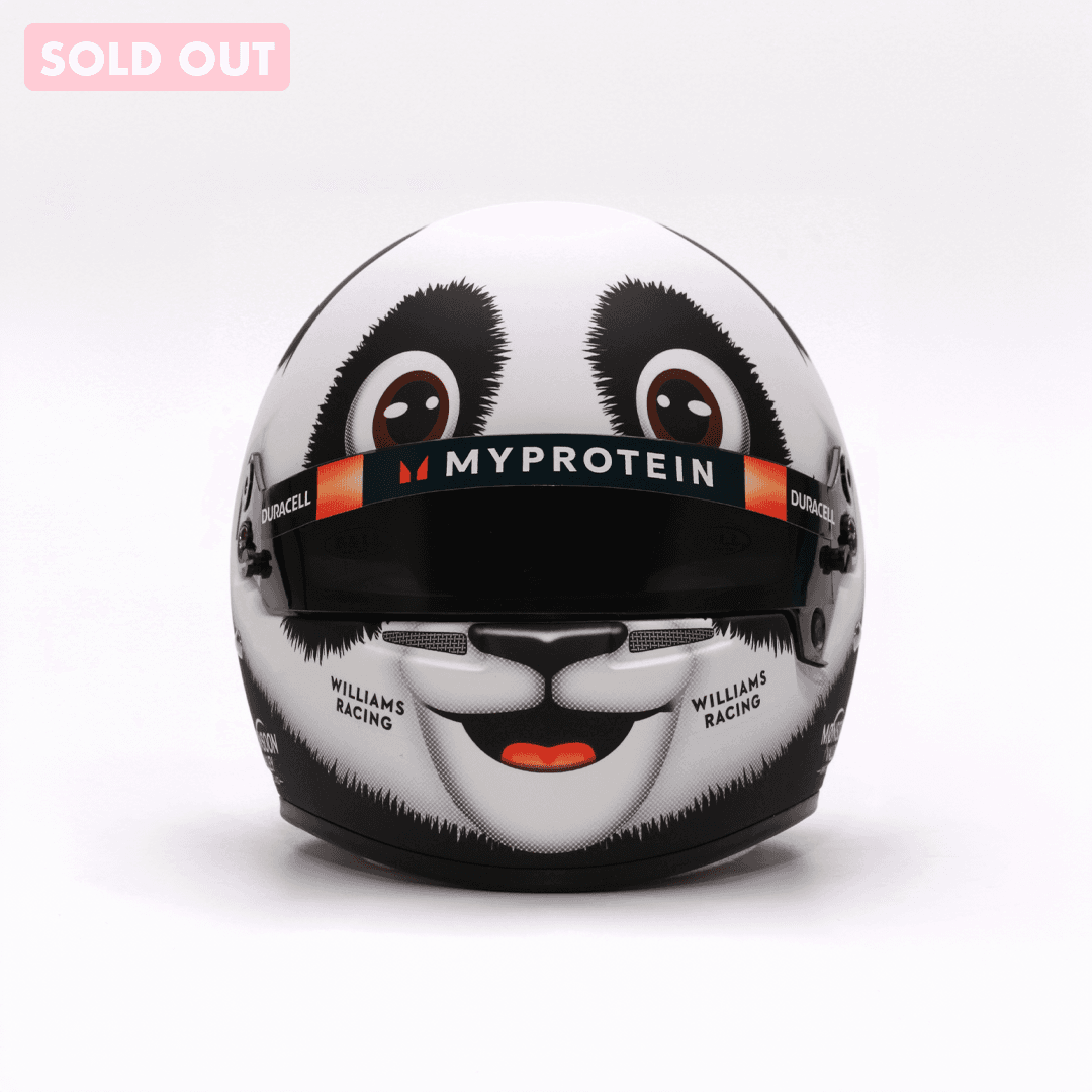 Alex Albon China Grand Prix Panda Mini Helmet