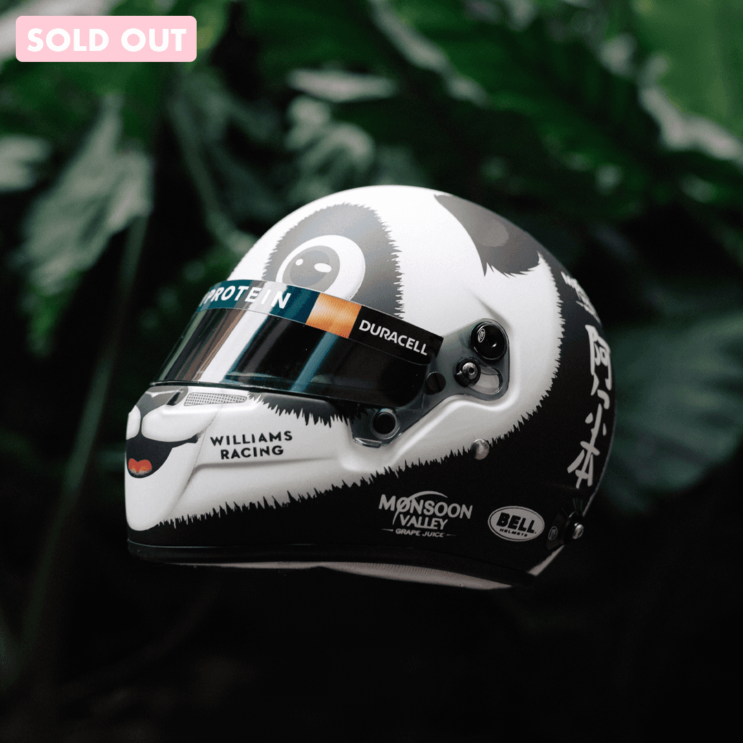 Alex Albon China Grand Prix Panda Mini Helmet